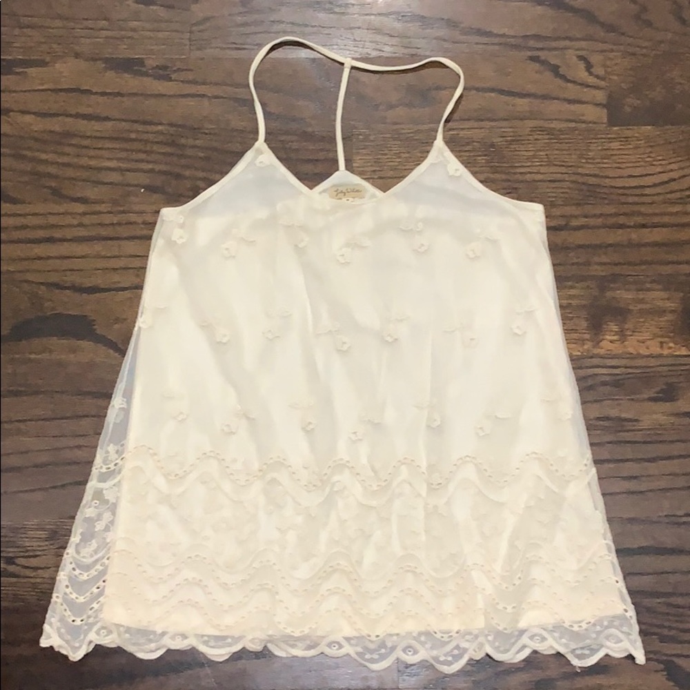 Cream colored dress Camisole top
